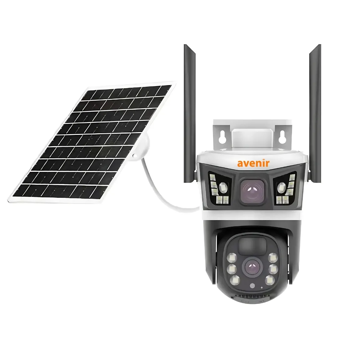 4MP 2 Kameralı Solar Panelli PTZ Wifi Kamera